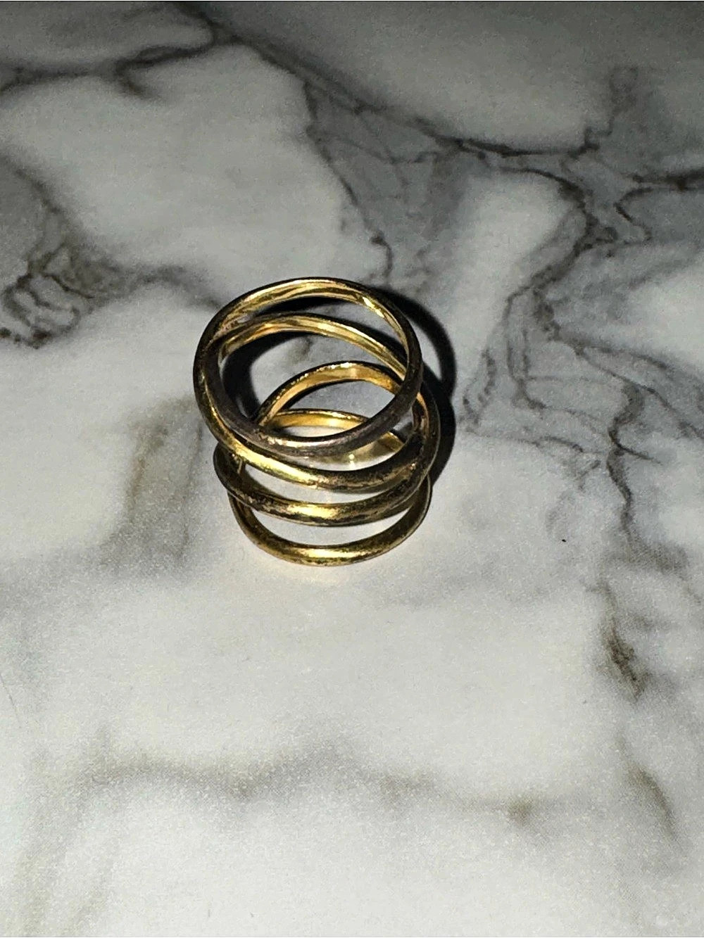 Gold-Tone Ring Stack - Picture 3 of 3